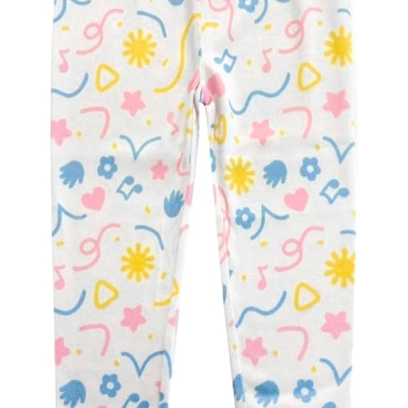 Ms.Rachel Pajama Set Miss Rachel Tv Show Toddlers. Pink, Blue And White - Picture 4 of 6